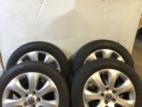 4x Alufelgen mit Winterreifen 225/55 R17 für Opel...