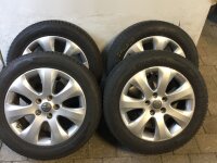 4x Alufelgen mit Winterreifen 225/55 R17 für Opel...