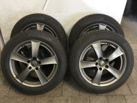 4x Alufelgen mit Winterreifen 225/55 R17 für BMW X2 F39