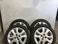 4x Felgen mit Winterreifen 185/55 R15 für Opel Karl