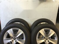 4x Alufelgen mit Winterreifen 215/60 R16 für Skoda...