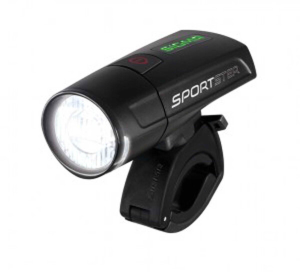 LED-Akku-Frontleuchte Sportster SIGMA schwarz