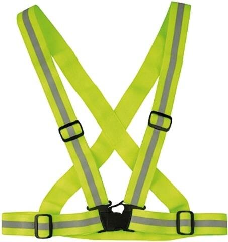 reflexgurt wowow cross belt gelb elastisch einstellbar