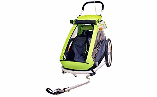 Fahrrad-Kinder-Anhänger Croozer (E) 2014 Kid for 1, grün, Einsitzer m.Zusatzeinr.