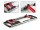 Heimtrainer Elite E-Motion Rollentrainer, silber/schwarz/rot