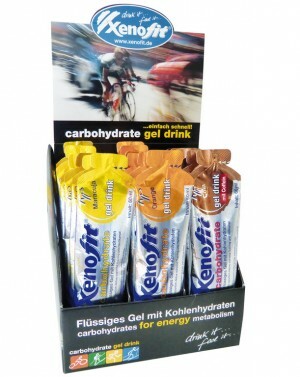 Carbohydrate Gel Drink-Display Xenofit 21 Beuteln á 60ml, Cola