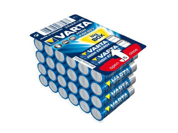 VARTA Alkaline Batterie "High Energy" BIG BOX, Mignon (AA)  