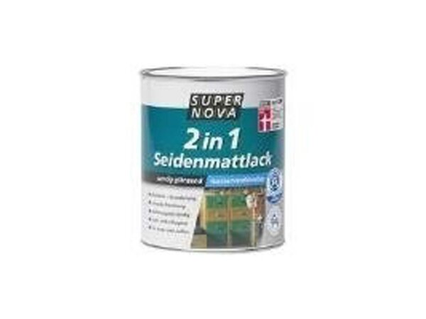 SUPER NOVA Seidenmattlack 2in1, tiefschwarz, 375 ml