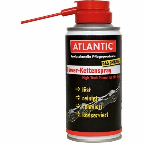 Power-Kettenspray Atlantic 150ml, Sprühdose mit Pinselaufsatz
