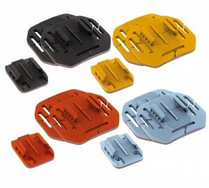 Universal-Klebepads für Rollei Actioncam 3S/4S/5S/5S/5S+S50+6S+7S-Wifi, 12-tlg