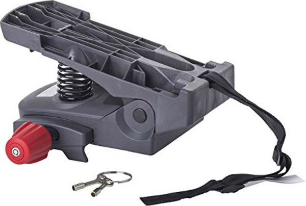 gepäckträger-adapter hamax grau, für caress kindersitz