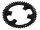 kettenblatt stronglight ultegra 110mm außen 52 zähne, schwarz, ct², 11-fach
