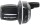 SRAM Drehgriffschalter "Grip Shift MRX Comp" Shorty, SRS Technologie, schwarz / weiß, 50 mm, ohne Festgriff, Shimano kom