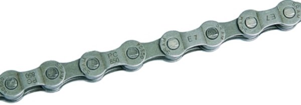 SRAM Kette "PC850" 7-/8-fach , mit Power-Link Verschlussglied, Shimano HG und Campagnolo EXA-Drive kompatibel, Außen- un
