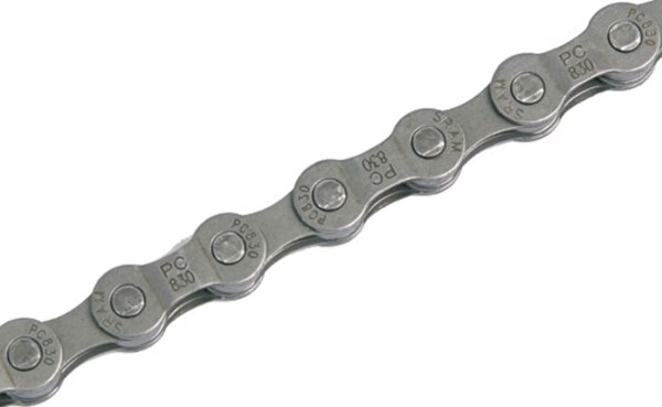 SRAM Kette "PC830" 7-/8-fach , mit Power-Link Verschlussglied, Shimano HG und Campagnolo EXA-Drive kompatibel, Außen- un